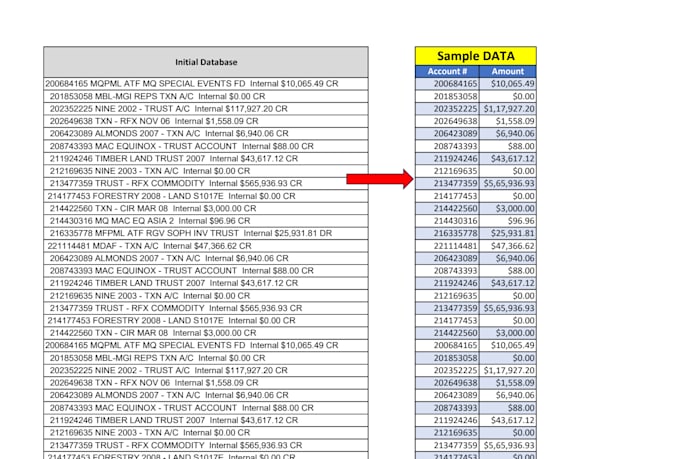 clean, organize and format excel data